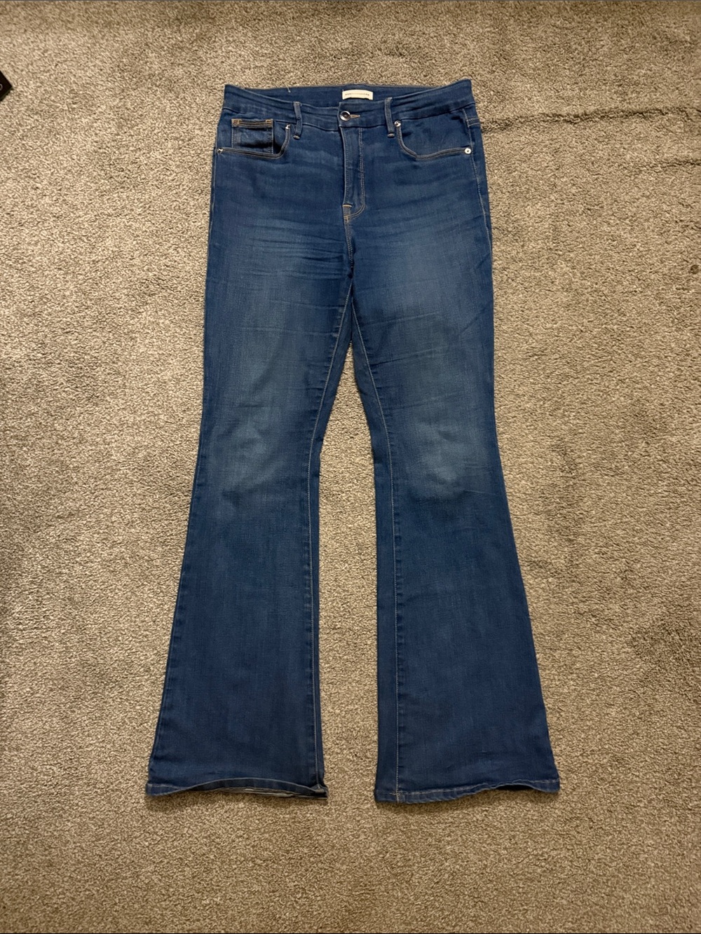 Good American Blue Denim High-Rise Jeans